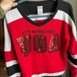 PINK - Victoria Secret UGA long sleeve shirt